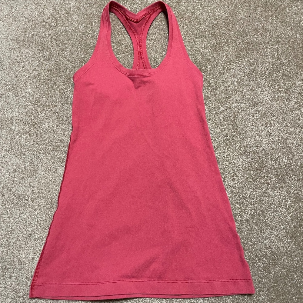 Lululemon Raceback Tank, Red